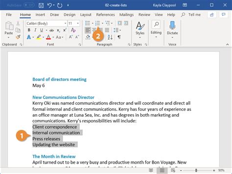 Microsoft office word 2013 enables you to sort text, dates, numbers and table contents alphabetically. Microsoft Word Training Create Lists | CustomGuide