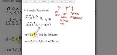 Formula for the n th term of an arithmetic sequence. How to Identify arithmetic sequences and find the nth term ...