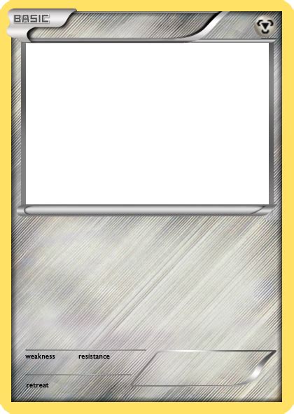 Diy Pokemon Cards Pokemon Card Template Trading Card Template