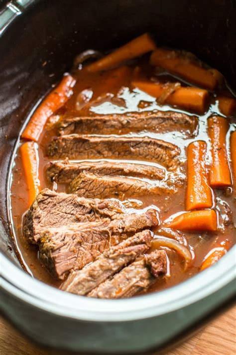 Slow Cooker Red Wine Beef Brisket The Magical Slow Cooker