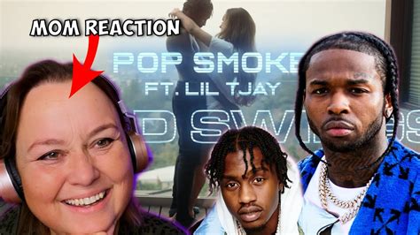 mom reaction to pop smoke mood swings ft lil tjay official video youtube