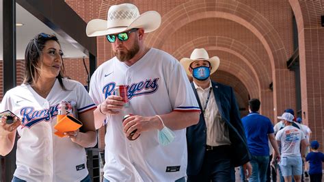 Texas Rangers Fans Pack Globe Life Park For Teams Home Opener After