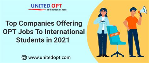 United Opt Top Companies Offering Opt Jobs To International Students