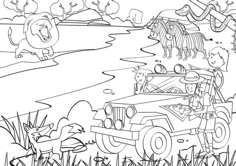 10 Baby Safari Animals Coloring Pages Top Free Coloring