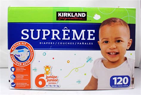 Kirkland Signature Supreme Diapers Size 6 Junior 120 Count Walmart