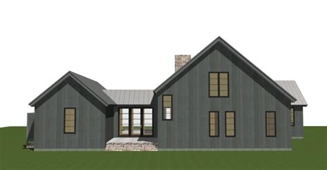 Contemporary Barn Home Plan The Lexington