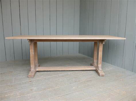 Velda bar height solid oak dining table. Solid Limed Oak Antique Refectory Dining Table 6248