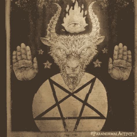 paranormalactivitymovie Arte satânica Arte escura Arte