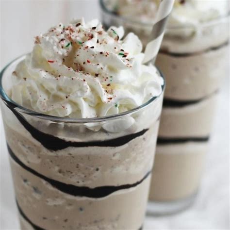Caramel frappe recipe from my cafe and js barista training center. Mocha Mint Frappe | Recipe | Frappe, Ice cream drinks ...