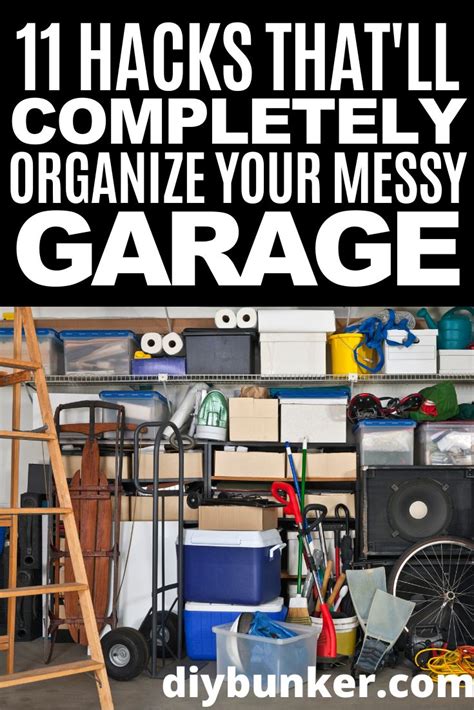 Garage Hacks 11 Ways To Organize With Diy Projects In 2020 Garage