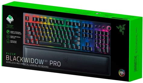 Buy RAZER BlackWidow V Pro Green Switch Wireless Mechanical Keyboard US
