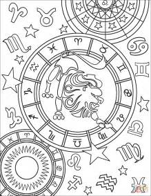 Horoscope Coloring Pages At Getcolorings Free Printable Colorings