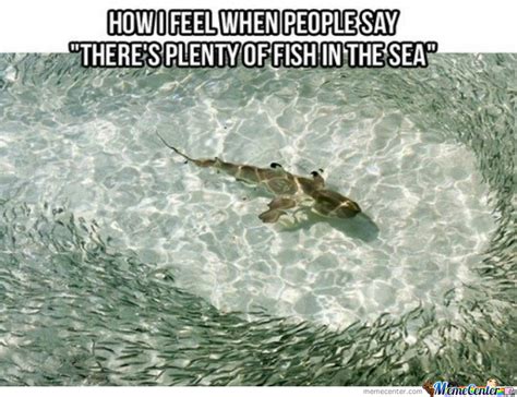 How I Feel When People Say There Are Plenty Of Fish In The Sea By