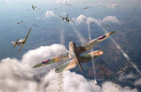 Battle Of Britain Aircraft Art Wwii Aircraft Aircraft Painting