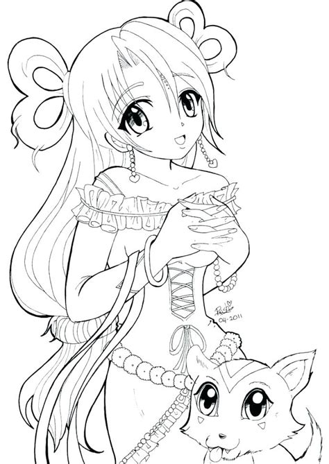 Anime Fox Coloring Pages At Free