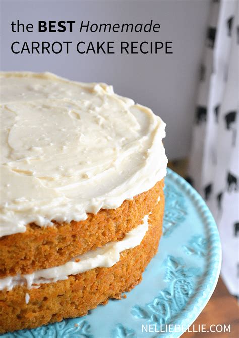 Best Homemade Carrot Cake Recipe Nelliebellie
