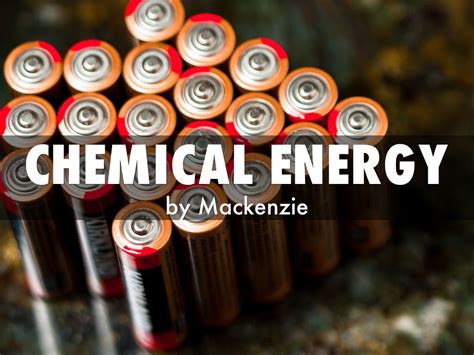 Chemical Energy By Mhall