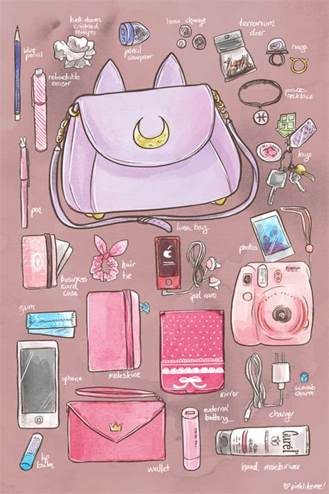 Cool, same here — unless you count watching the moon, which. pinklikeme | Sailor moon aesthetic, Bag illustration ...