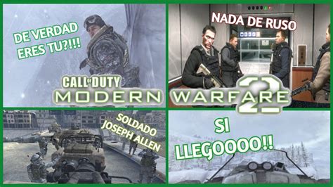 Call Of Duty Modern Warfare 2 Primera VezespaÑol Comentadoparte 1