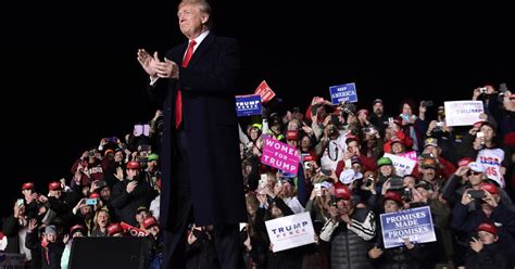 Trump Rally In Wisconsin President Trump Holds Make