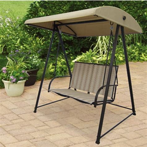 Garden Winds Replacement Canopy For 2 Person Swing Beige Color