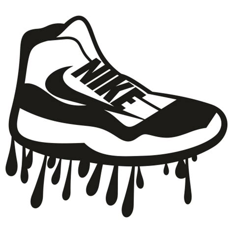 Nike Shoes Svg Nike Dripping Shoes Svg Fashion Company Svg Logo
