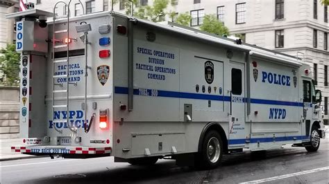 New Nypd Special Operations Division Tactical Operations Command Post