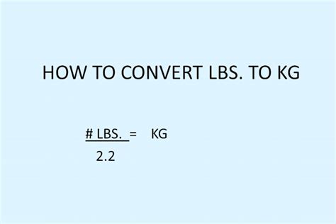How To Convert From Pounds To Kilograms And Kilograms To Pounds Vlr Eng Br