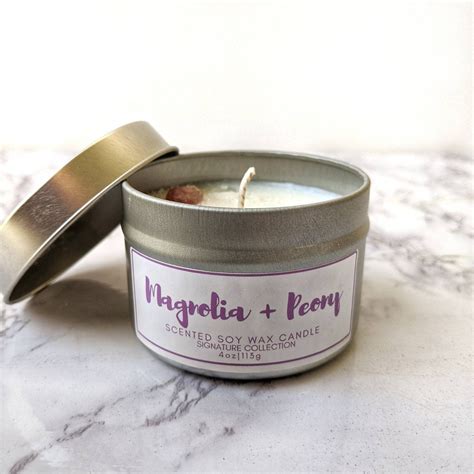 4 Oz Scented Hand Poured Candle