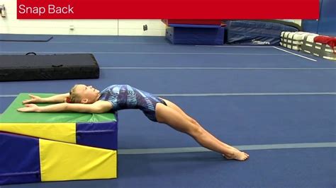 Snap Back Drill Gymnastics Training Gymnastics Lessons Gymnastics