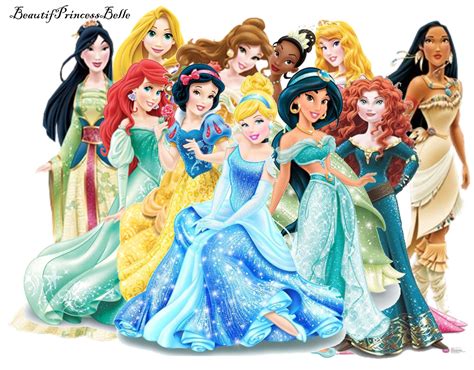 16 All Disney Princesses In One Movie Background
