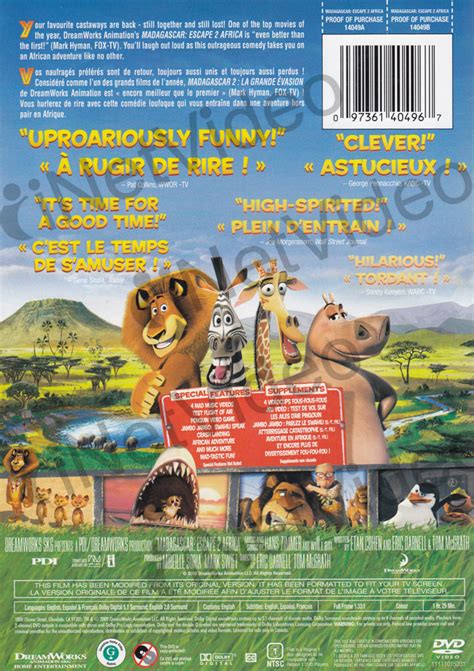 Madagascar Escape 2 Africa Dvd Menu