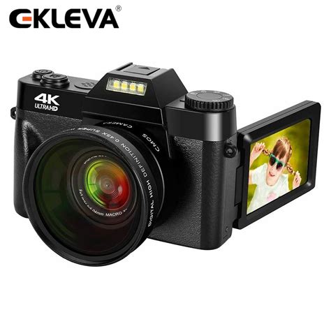 EKLEVA Digital Camera 48MP 4K Camera Vlogging Camera For YouTube 30FPS