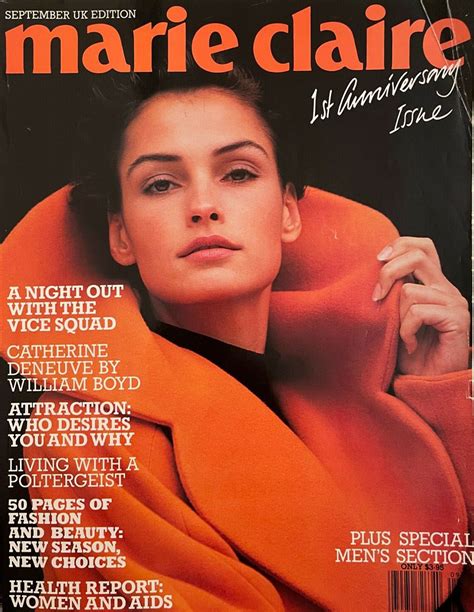 Marie Claire September 1989 A Night Out With The Vice Squad Ma