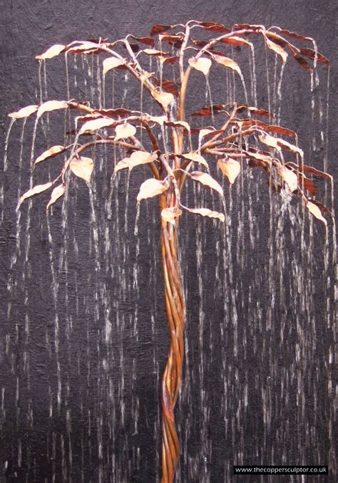 The Copper Sculptor Specializing In Copper Tree Water Features With