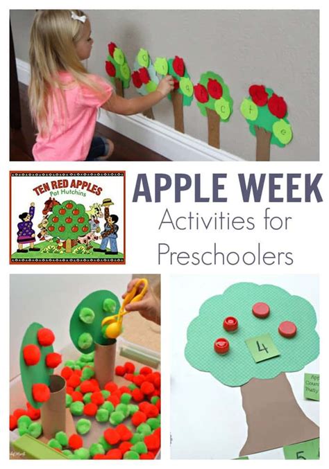 Easy Low Prep Apple Tree Math Activities For Toddlers And Preschoolers