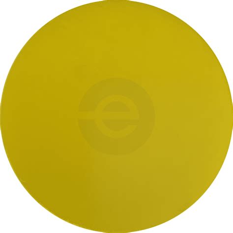 Plain Plastic Token 35mm X 25mm Yellow E Service