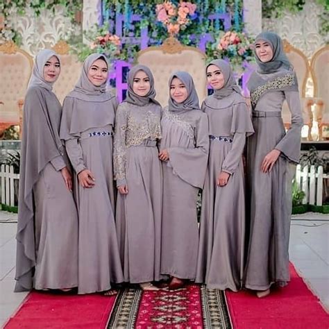 Dress Gaun Bridesmaids Hijab บน Instagram Team bridesmaid nindy fariz