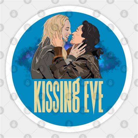 Kissing Eve Villanelle Road Kiss Villanelle And Eve Sticker Teepublic