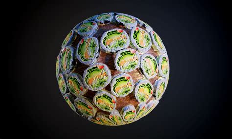 Sharetextures.com free pbr textures archive include wood, stone, wall, ground, metal textures and more. Sushi Seamless PBR Texture 3D model | CGTrader