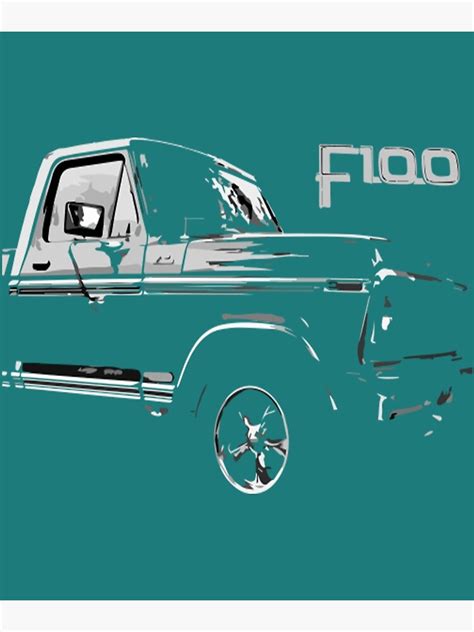 Ford F 100 Ford F100 Ranger Vintage Truck Photographic Print By