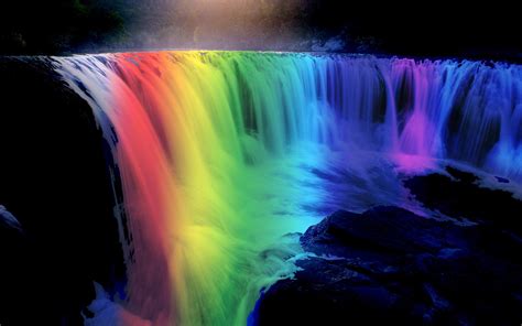 Beautiful Rainbow Waterfall 1920 X 1080 Hd Wallpapers