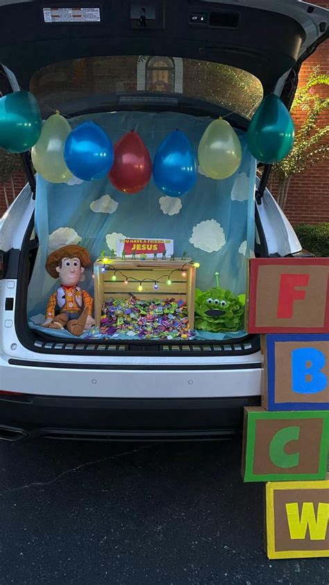 trunk or treat toy story edition in 2022 trunk or treat truck or treat trunker treat ideas