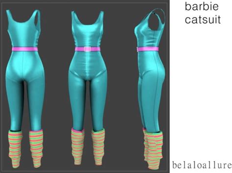 The Sims Resource Barbie Catsuit By Belal1997 • Sims 4 Downloads
