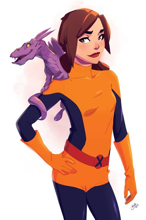 Kitty Pryde And Lockheed By Matthew Orders Scrolller