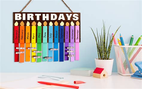 Watercolor Happy Birthday Chart Birthday Chart Classroom Classroom