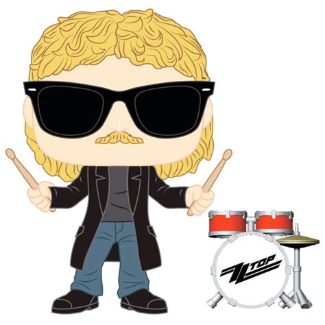 Each strand of hair is hand tied on to fine swiss lace; Funko Pop ZZ Top Frank Beard 朗 | Funko Tienda