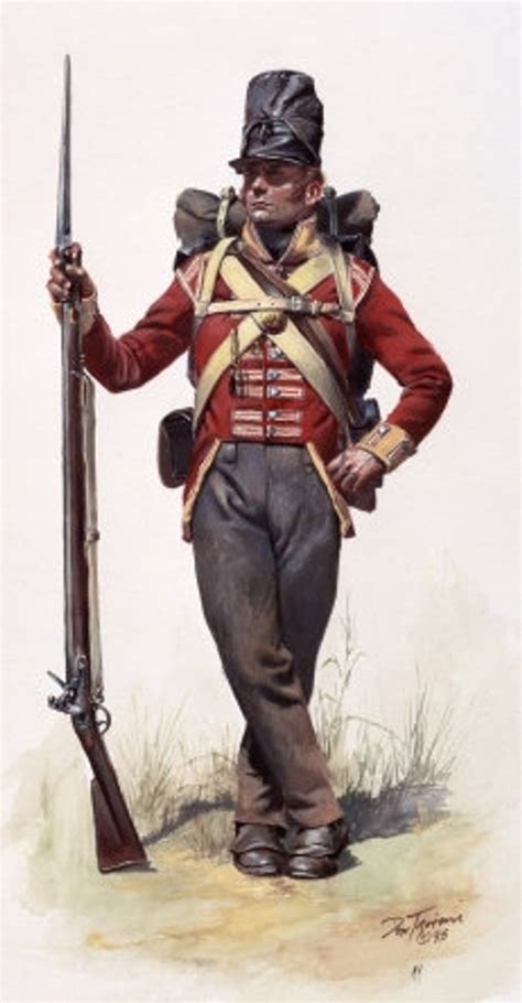 Pa040 1806 1820 Napoleonic Era British Foot Soldiers Etsy Australia