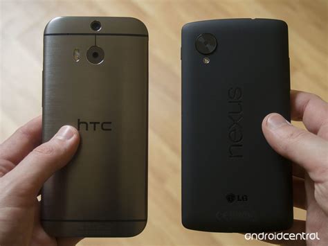 It does mean the nexus 5 is lighter: HTC One M8 versus Nexus 5 | Android Central
