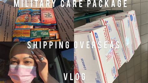 Military Care Package Shipping Overseas Overseasshipping Militarycarepackages Youtube
